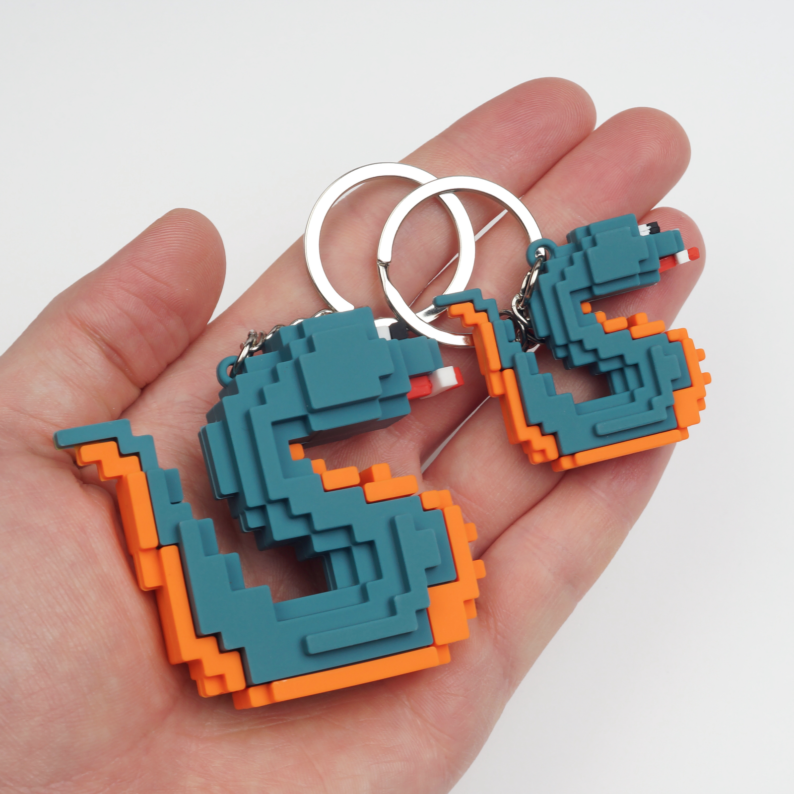 3D PVC брелки "Змея" в стиле "Minecraft" — фото 6