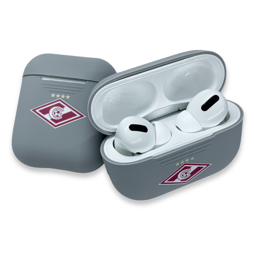ЧЕХОЛ ИЗ СИЛИКОНА ДЛЯ AIRPODS PRO С ЛОГОТИПОМ "СПАРТАК"