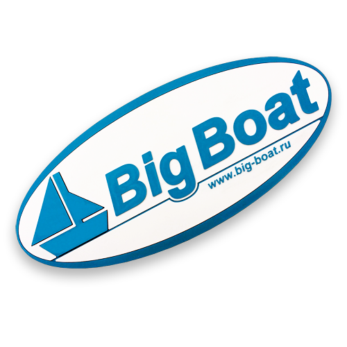 ЭМБЛЕМА ДЛЯ РЕЗИНОВОЙ ЛОДКИ "BIG BOAT"