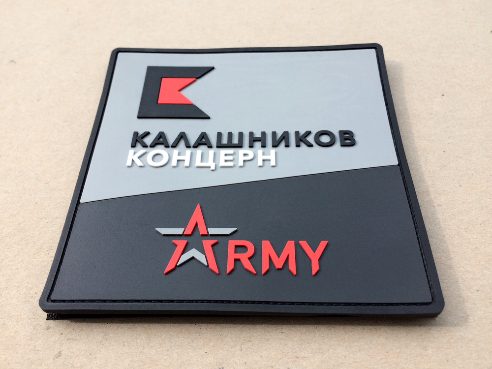 ПВХ шеврон на липучке "Калашников" — фото 4