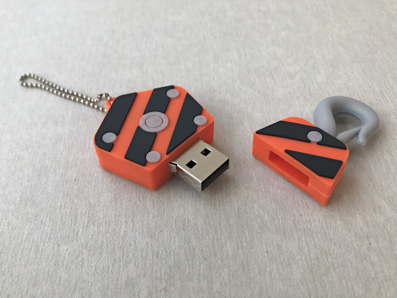 USB флеш-накопитель из ПВХ "КРЮК" — фото 4