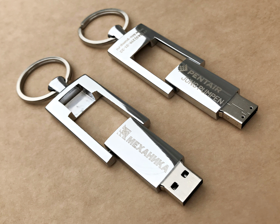 USB флешка из металла "Модель М10" — фото 3