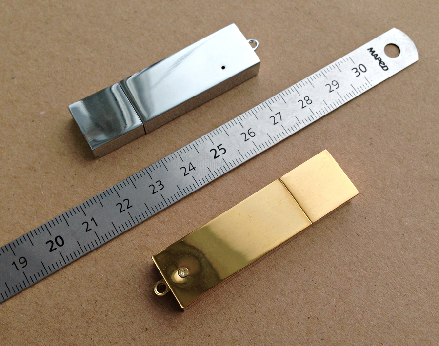 USB флешка из металла "Слиток" — фото 3