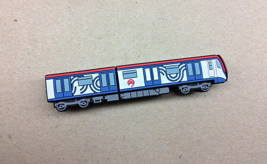 USB флешка "Поезд МОСКВА" — фото 4