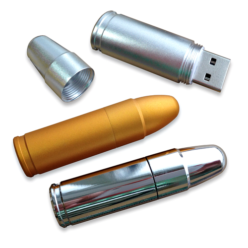 USB ФЛЕШКА "ПУЛЯ" — фото 1